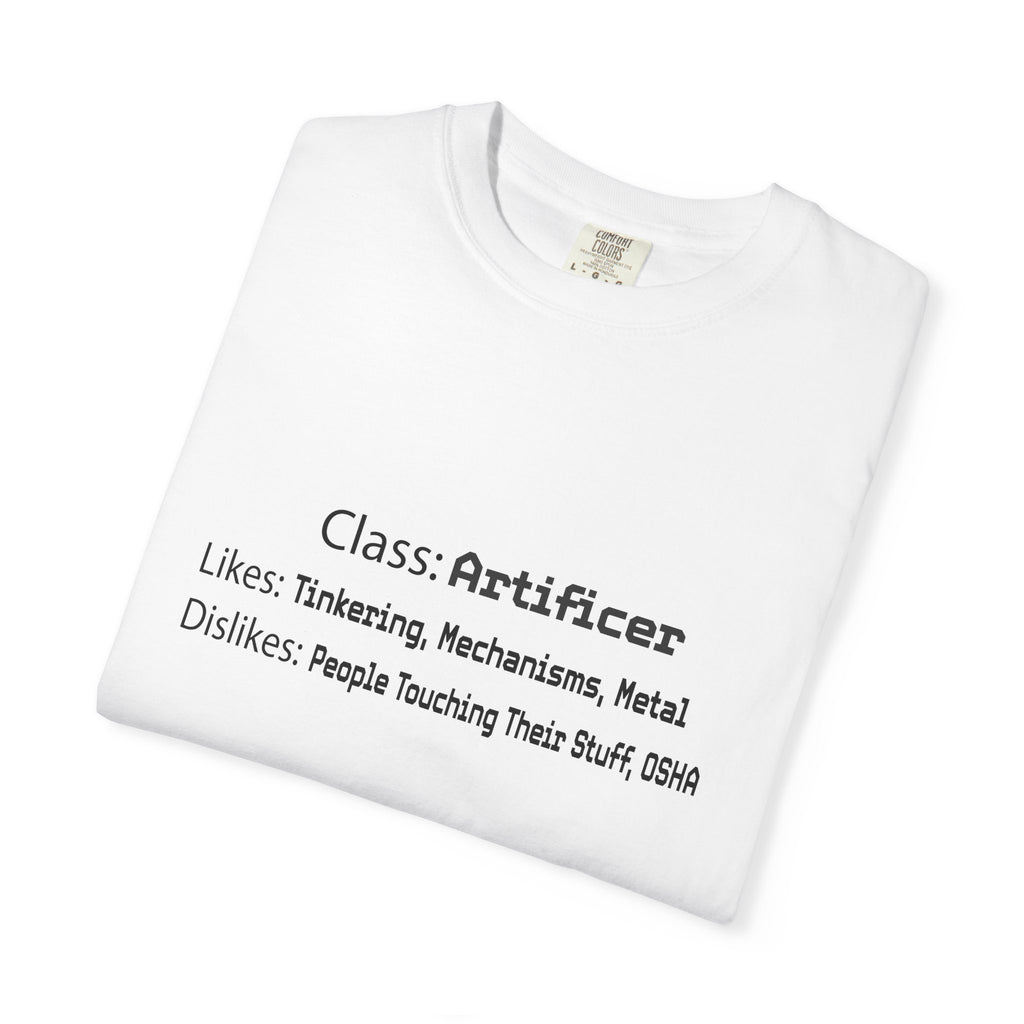 Artificer Likes and Dislikes Shirt