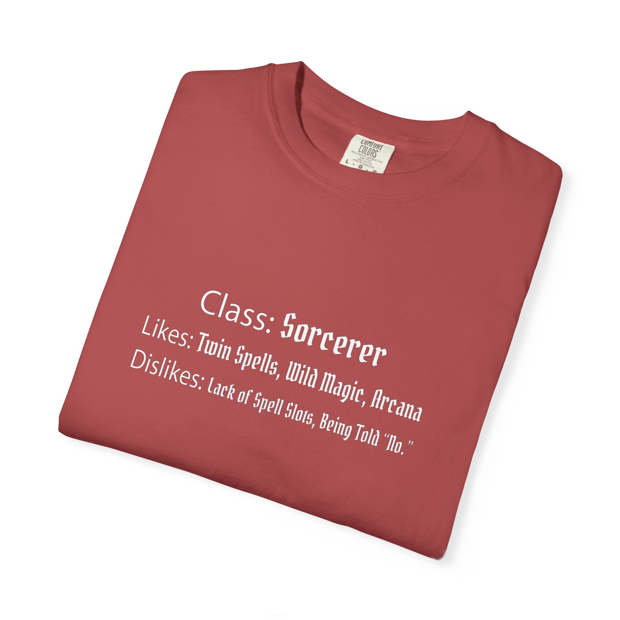 Sorcerer Likes and Dislikes Tee