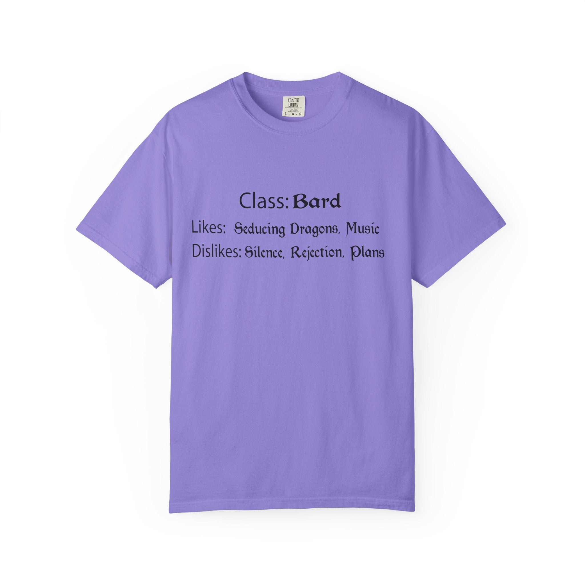 Bard Class Likes and Dislikes Shirt