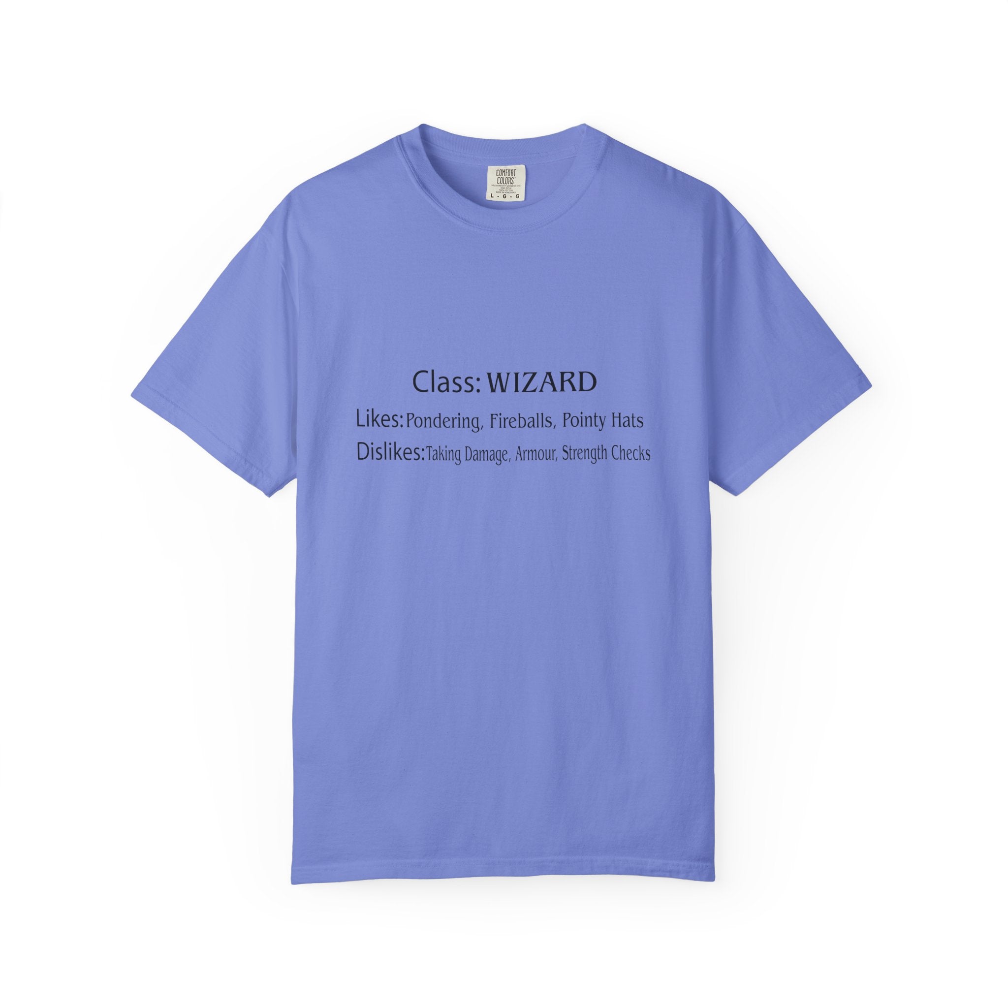 Wizard Class Likes and Dislikes Tee