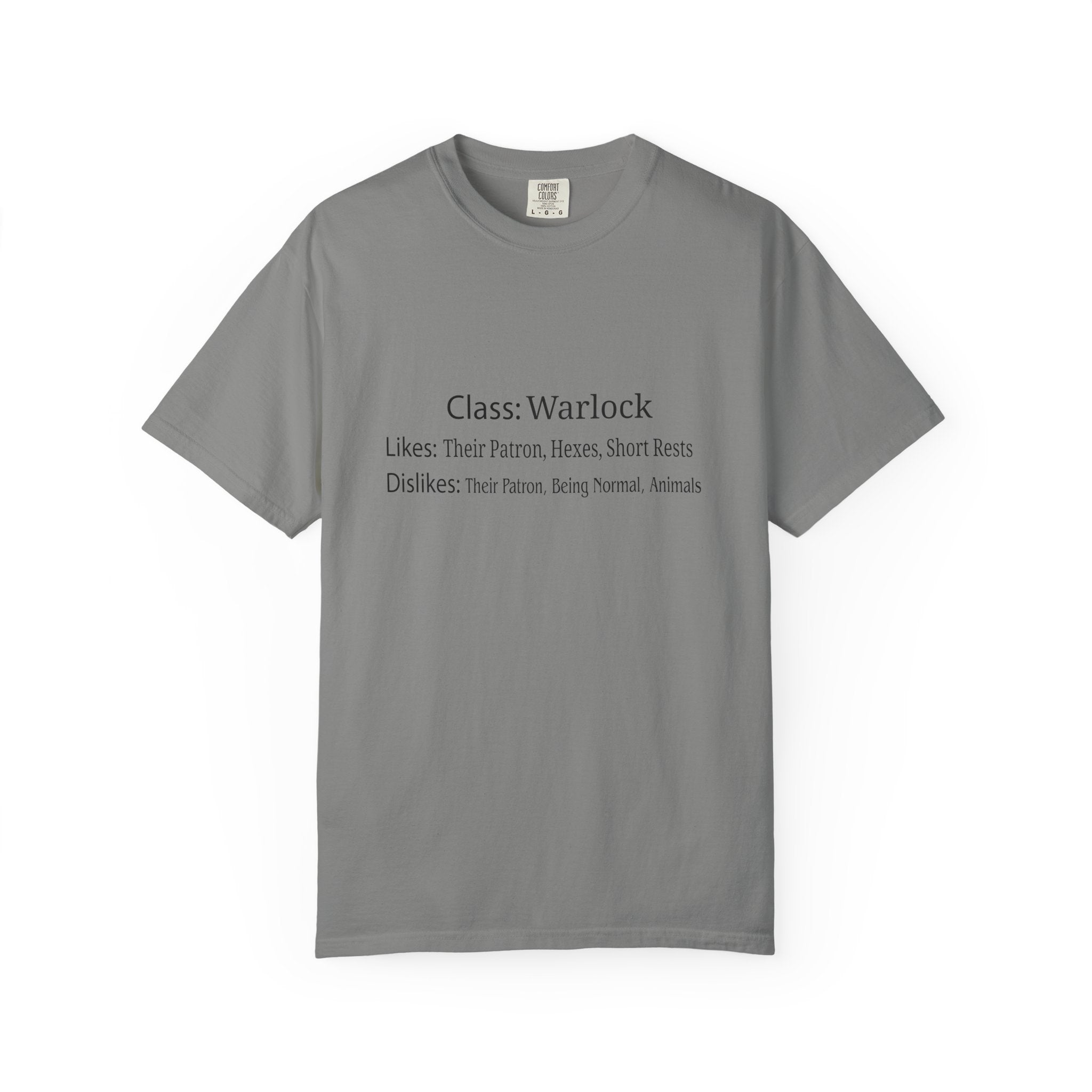 Warlock Likes and Dislikes Shirt
