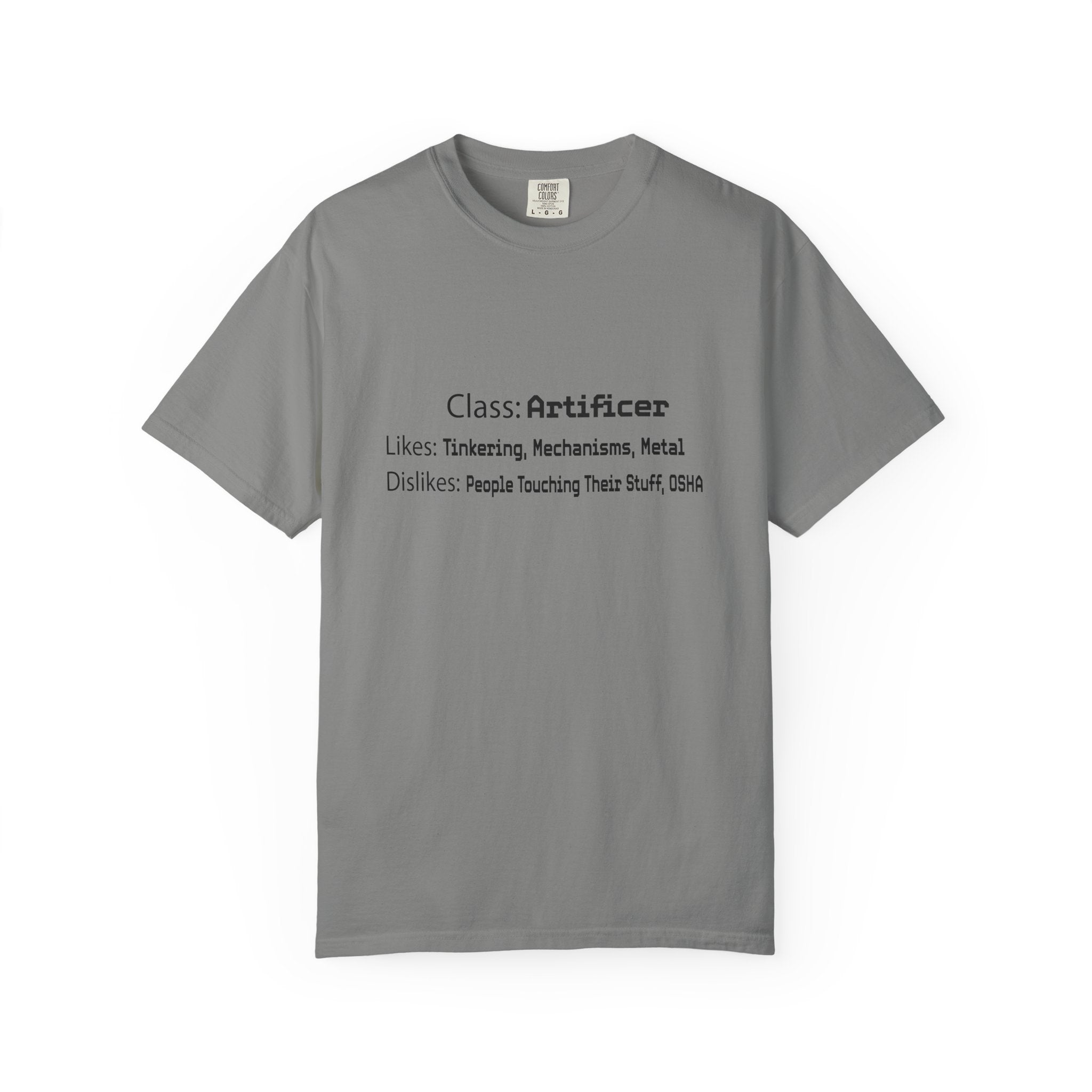 Artificer Likes and Dislikes Shirt