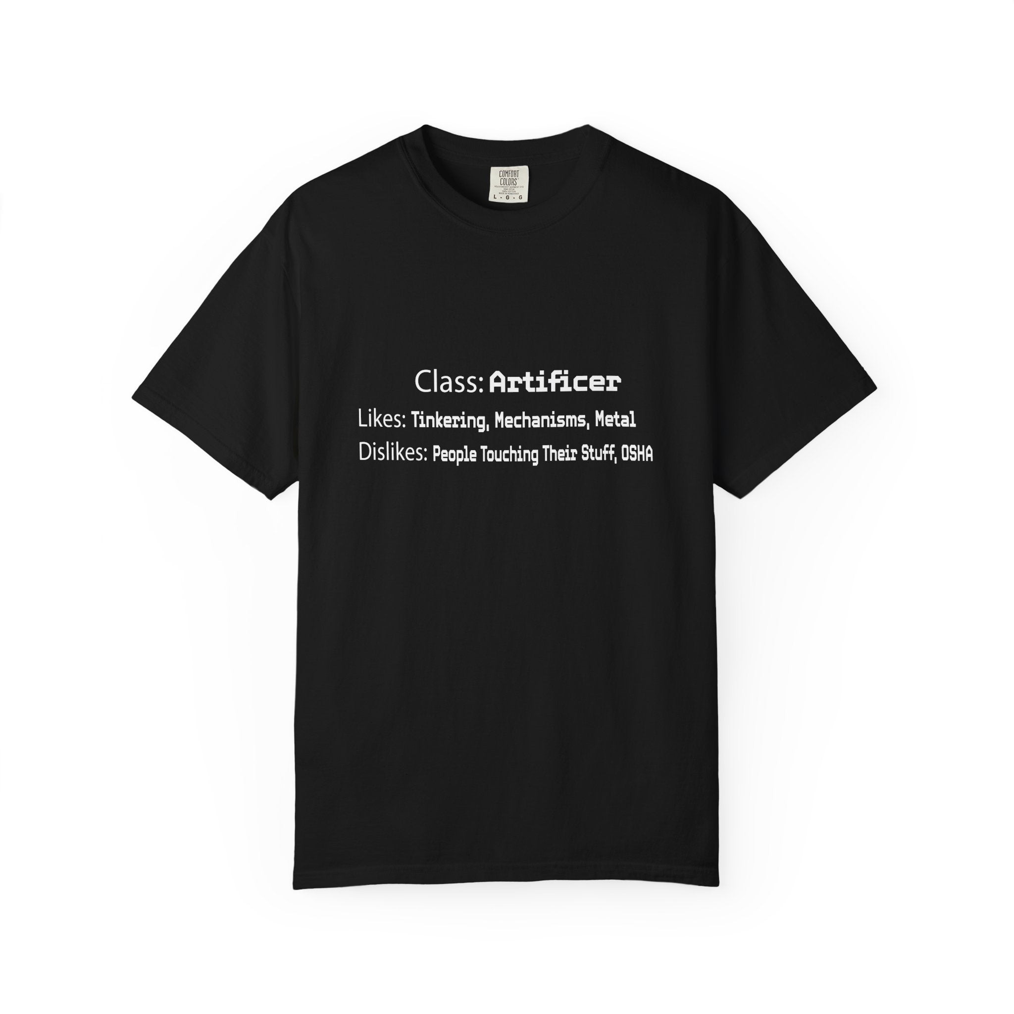 Artificer Likes and Dislikes Shirt