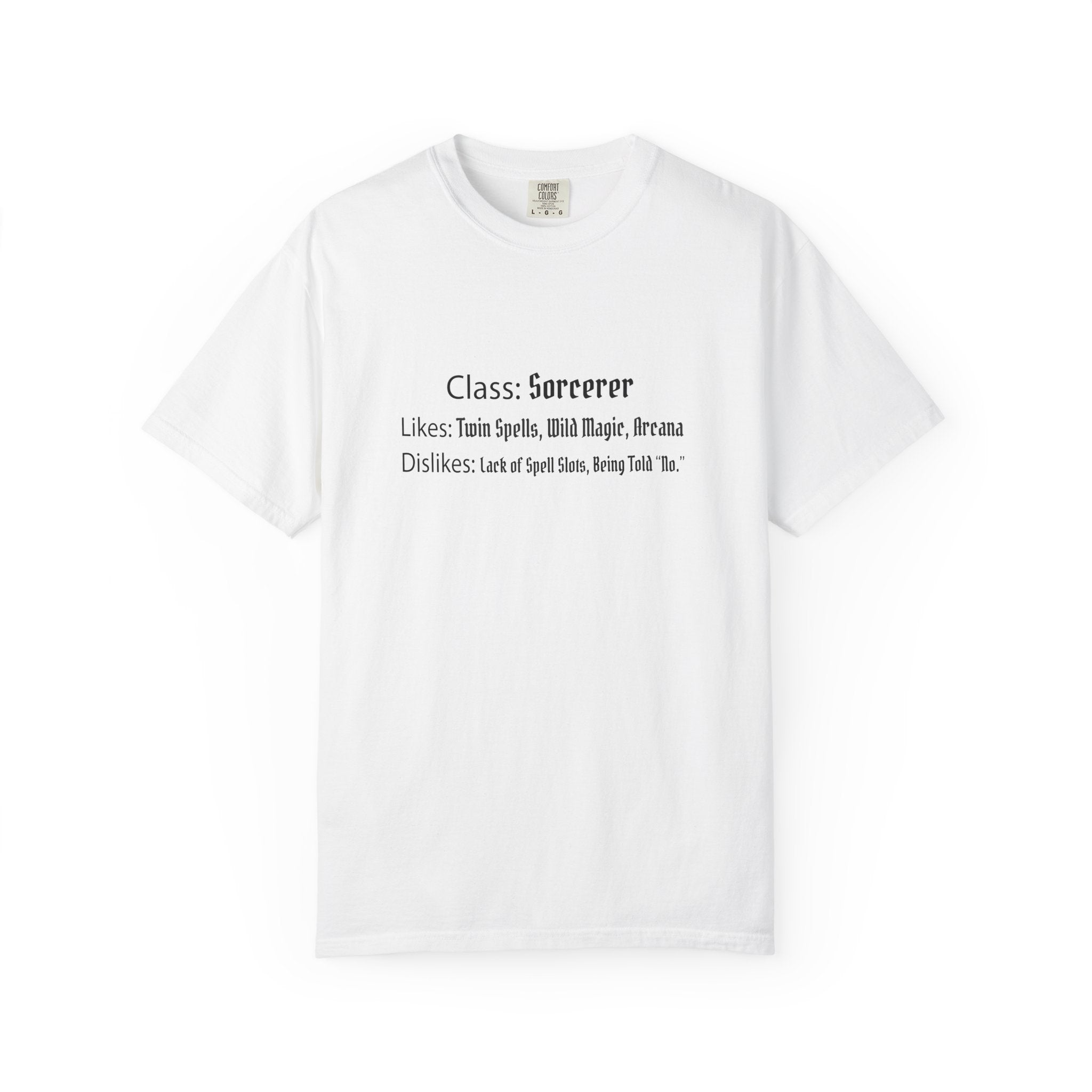 Sorcerer Likes and Dislikes Tee