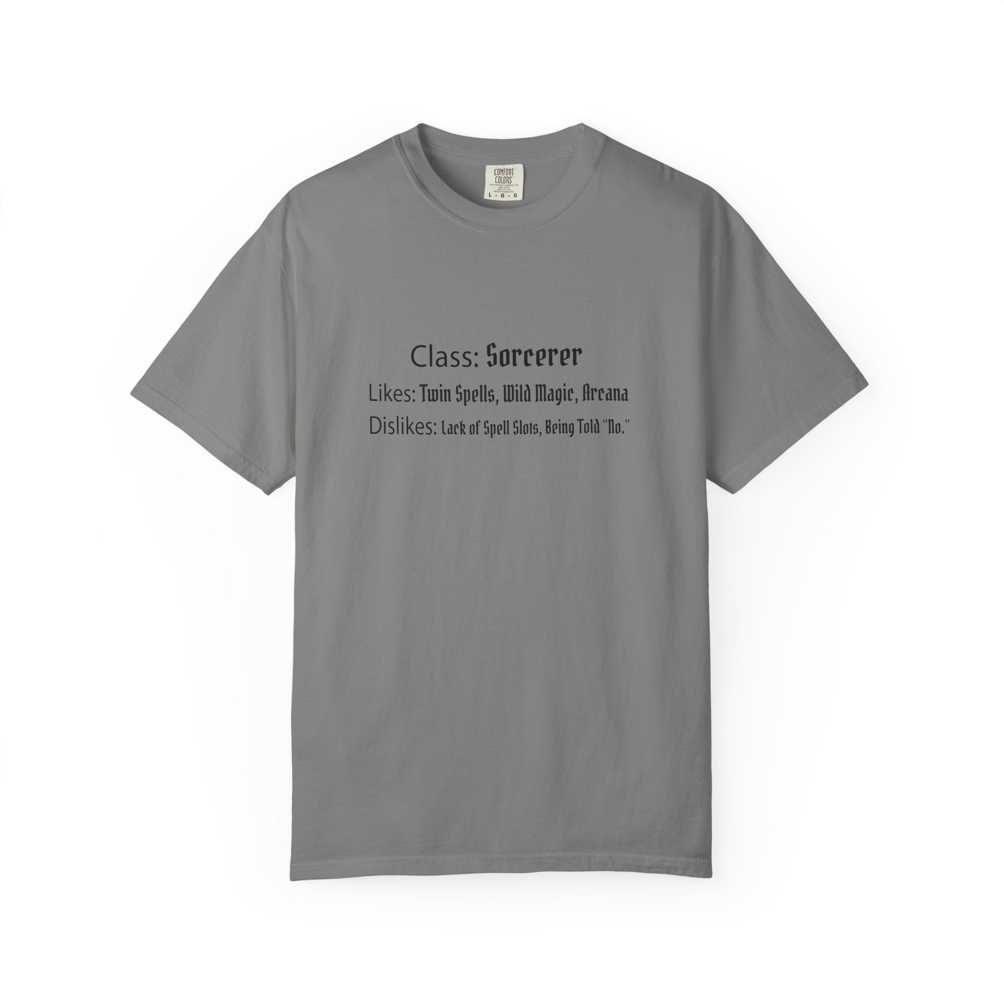 Sorcerer Likes and Dislikes Tee