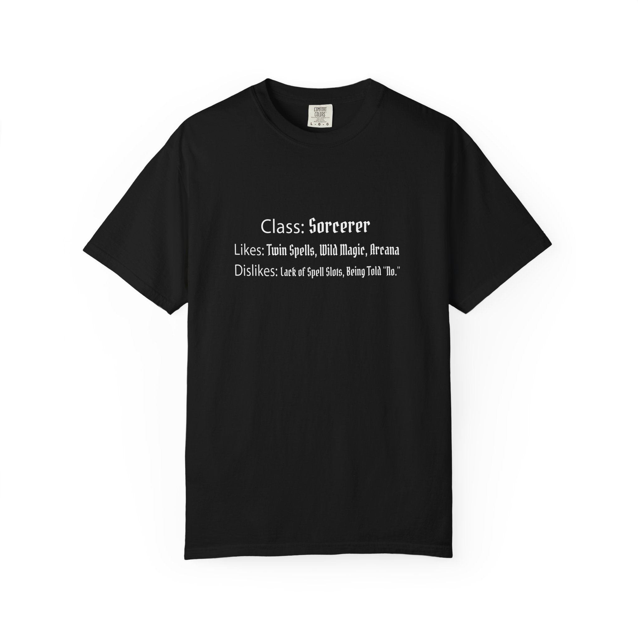 Sorcerer Likes and Dislikes Tee