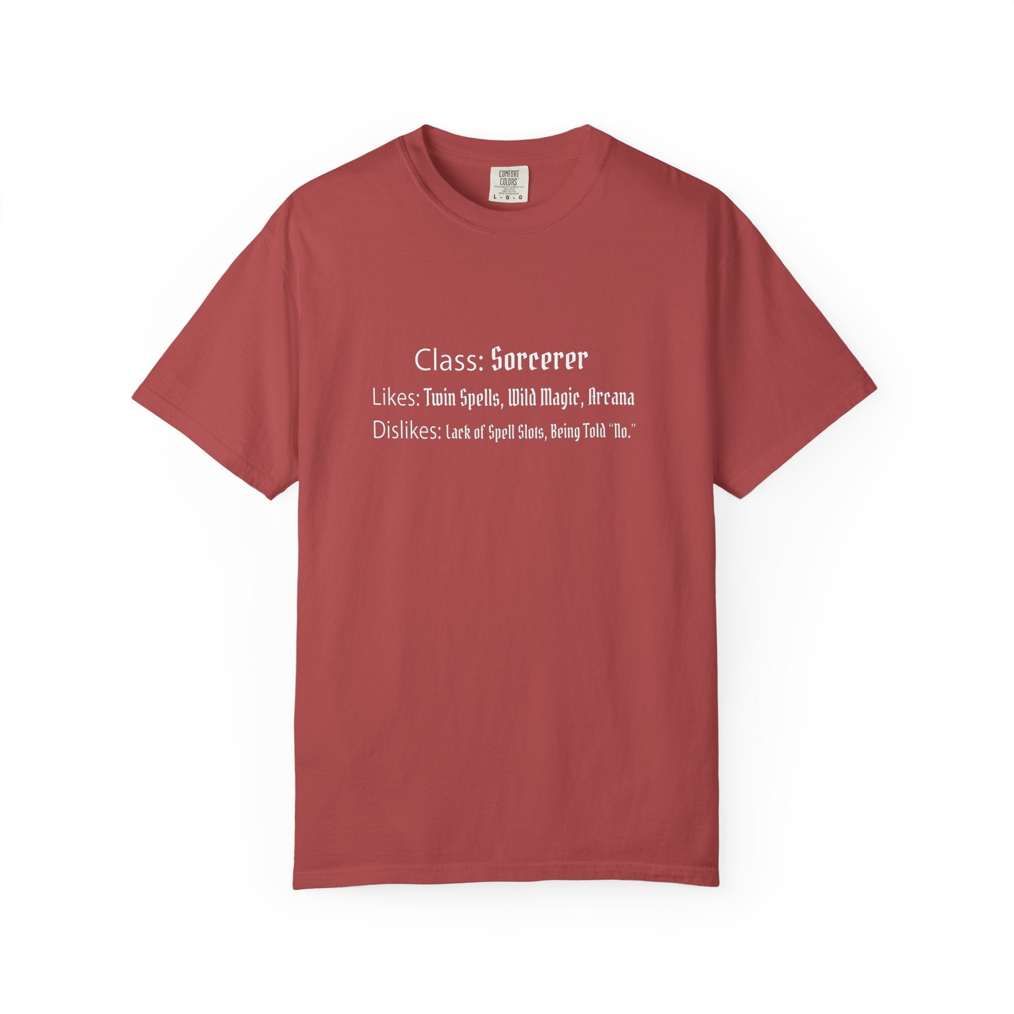 Sorcerer Likes and Dislikes Tee